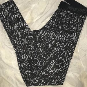 Nike PRO HyperWarm Polka Dot Leggings